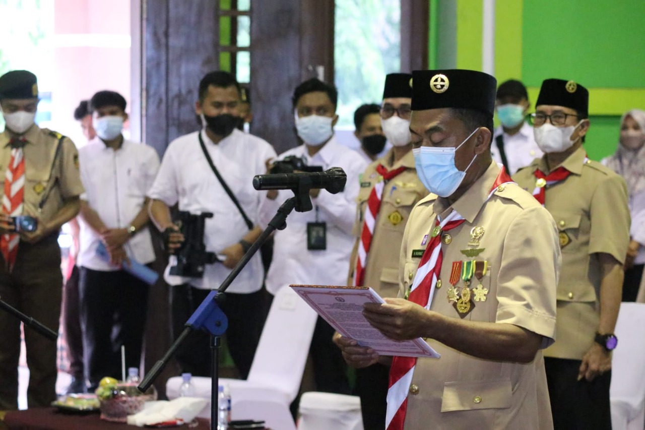 H.Ruhimat Resmi di Lantik Menjadi Ketua Majelis Pembimbing Gerakan Pramuka Kwarcab Kabupaten Subang