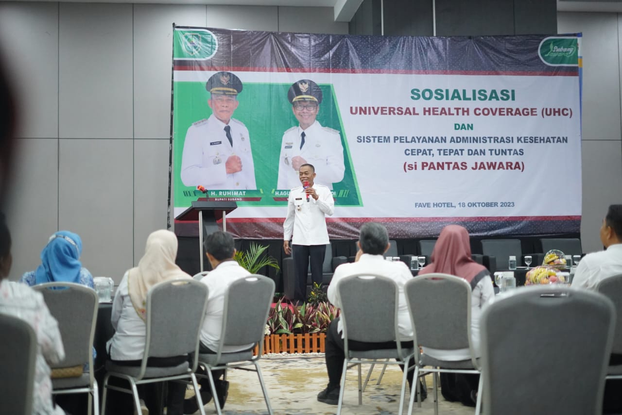 Hadiri dan buka Sosialisasi UHC dan Si Pantas Jawara, Kang Jimat Harapkan Peningkatan Pelayanan Kesehatan