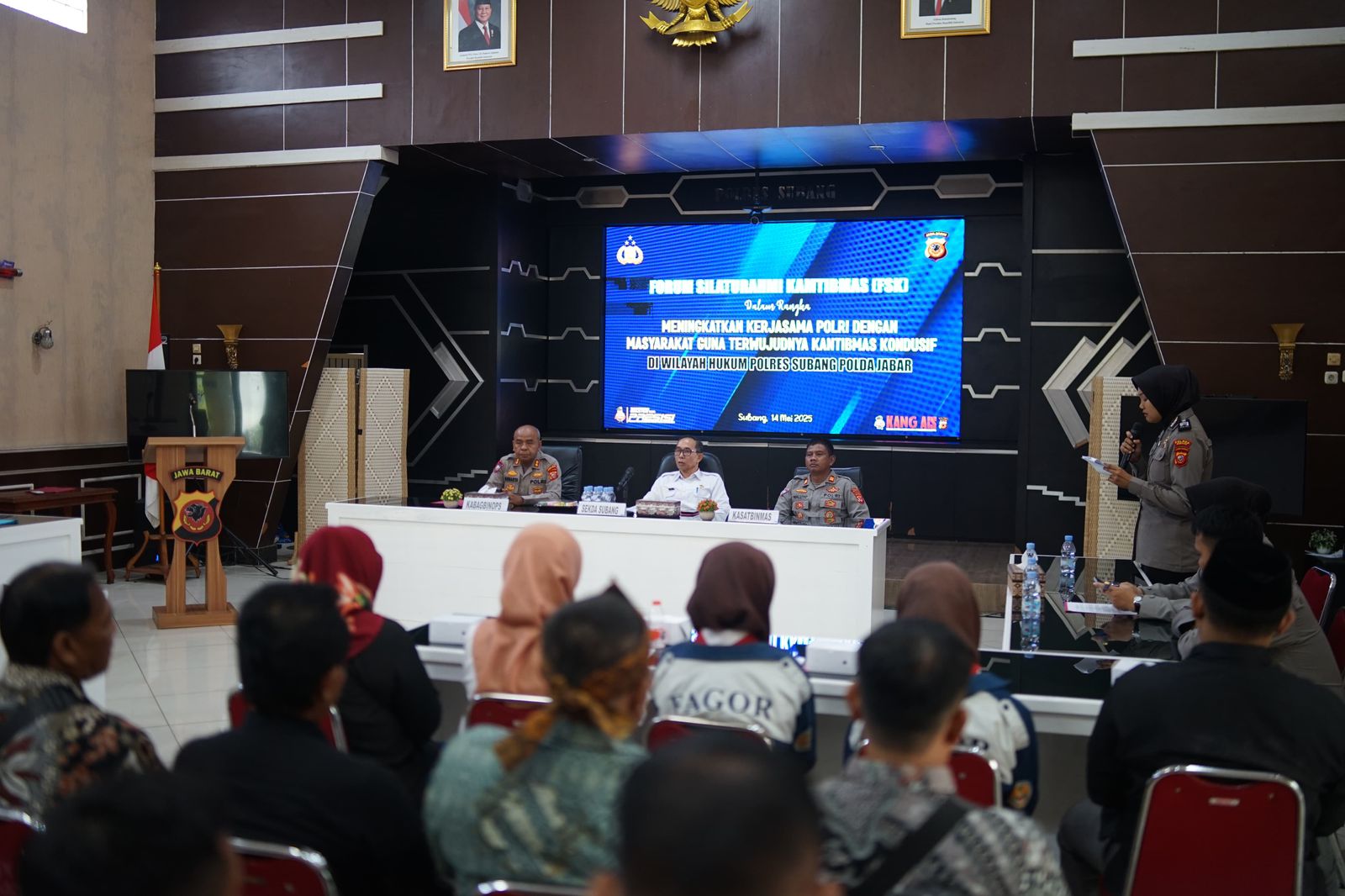 HADIRI FORUM KAMTIBMAS, SEKDA SUBANG TEKANKAN KAMTIBNAS ADALAH MODAL UTAMA PEMBANGUNAN DAERAH