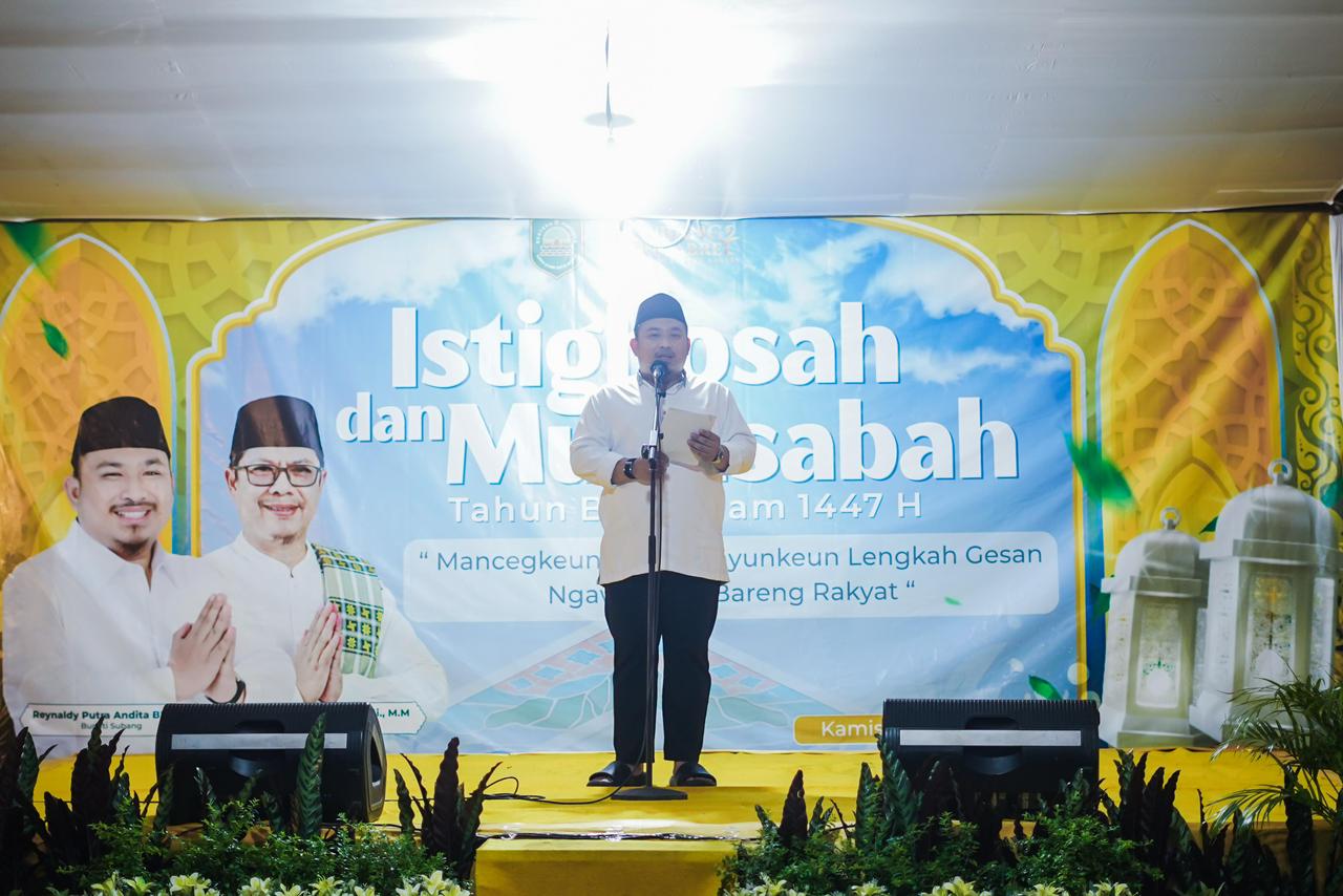 HADIRI ISTIGHATSAH & MUHASABAH TAHUN BARU ISLAM 1447 H, KANG REY AJAK PERKUAT SPIRITUALITAS DAN KOMITMEN PELAYANAN PUBLIK