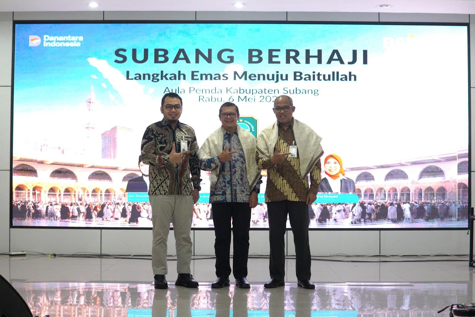 HADIRI KEGIATAN SUBANG BERHAJI, KANG AKUR DORONG SOLUSI BAGI ANTREAN HAJI DI KABUPATEN SUBANG
