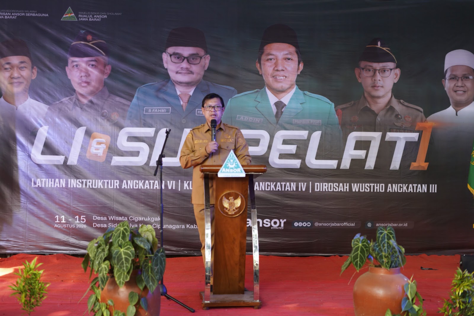 Hadiri Latihan Instruktur I GP Ansor Jawa Barat, Kang Akur Berpesan Seluruh Kader Harus Mampu Mengelola Persoalan Ekonomi Masyarakat
