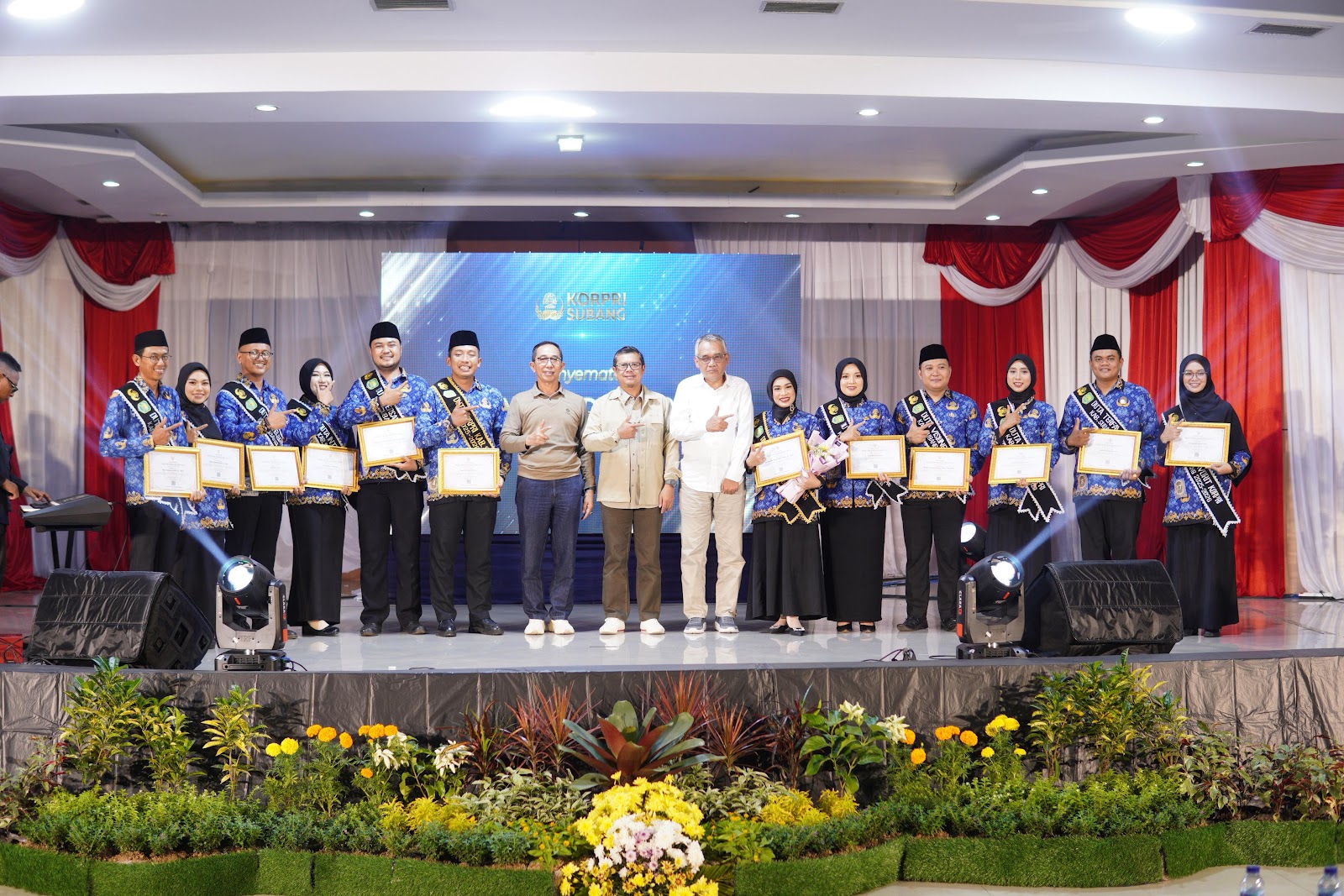 Hadiri Malam Apresiasi HUT Ke-54 KORPRI Kabupaten Subang, Wakil Bupati Subang Tegaskan Soliditas ASN sebagai Fondasi Pembangunan Daerah