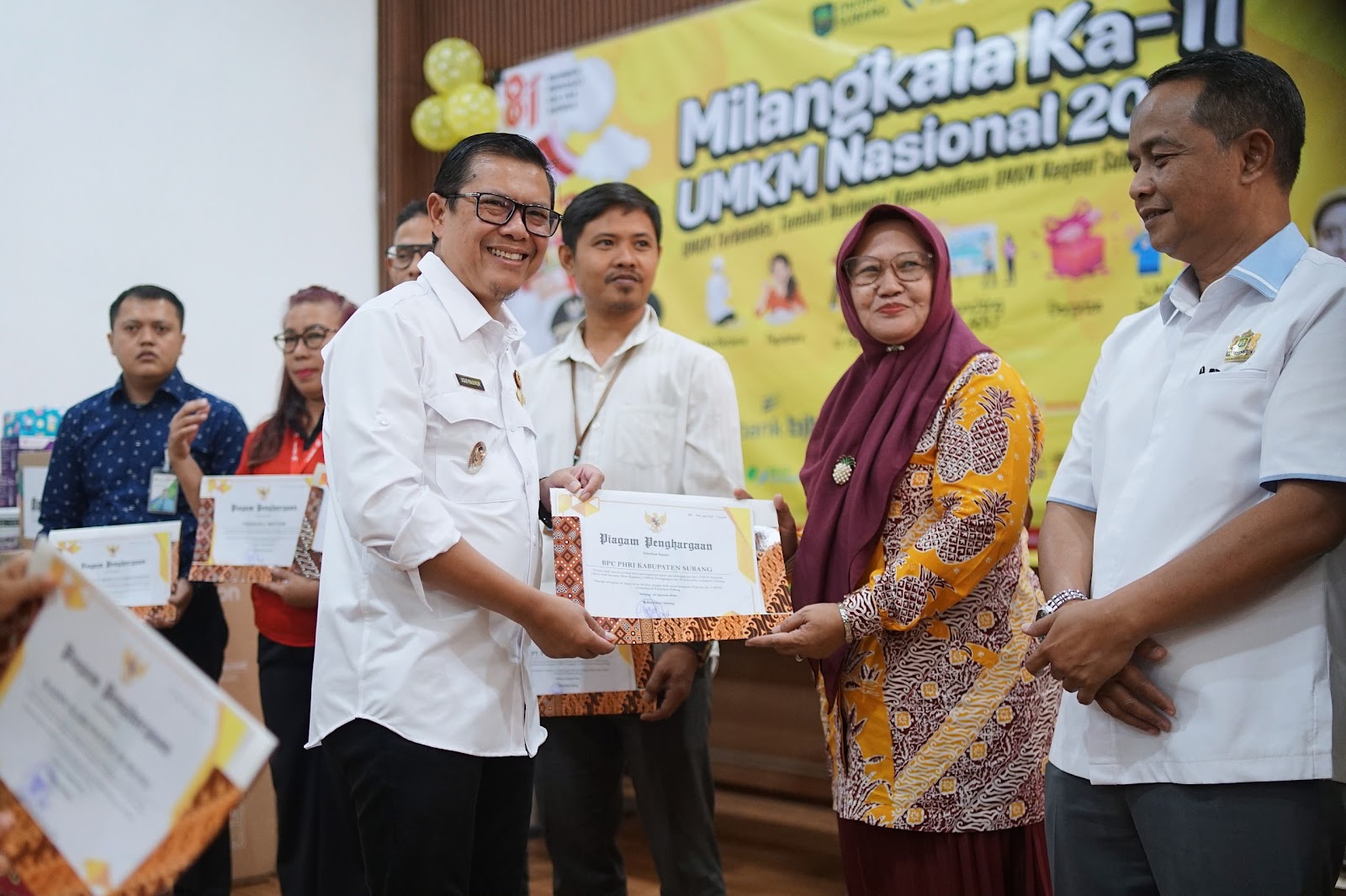 Hadiri Milangkala Ke-11 UMKM Nasional dan Launching SILADU, Kang Akur Dorong UMKM Subang Kuasai Pasar Wisata dan Go Digital