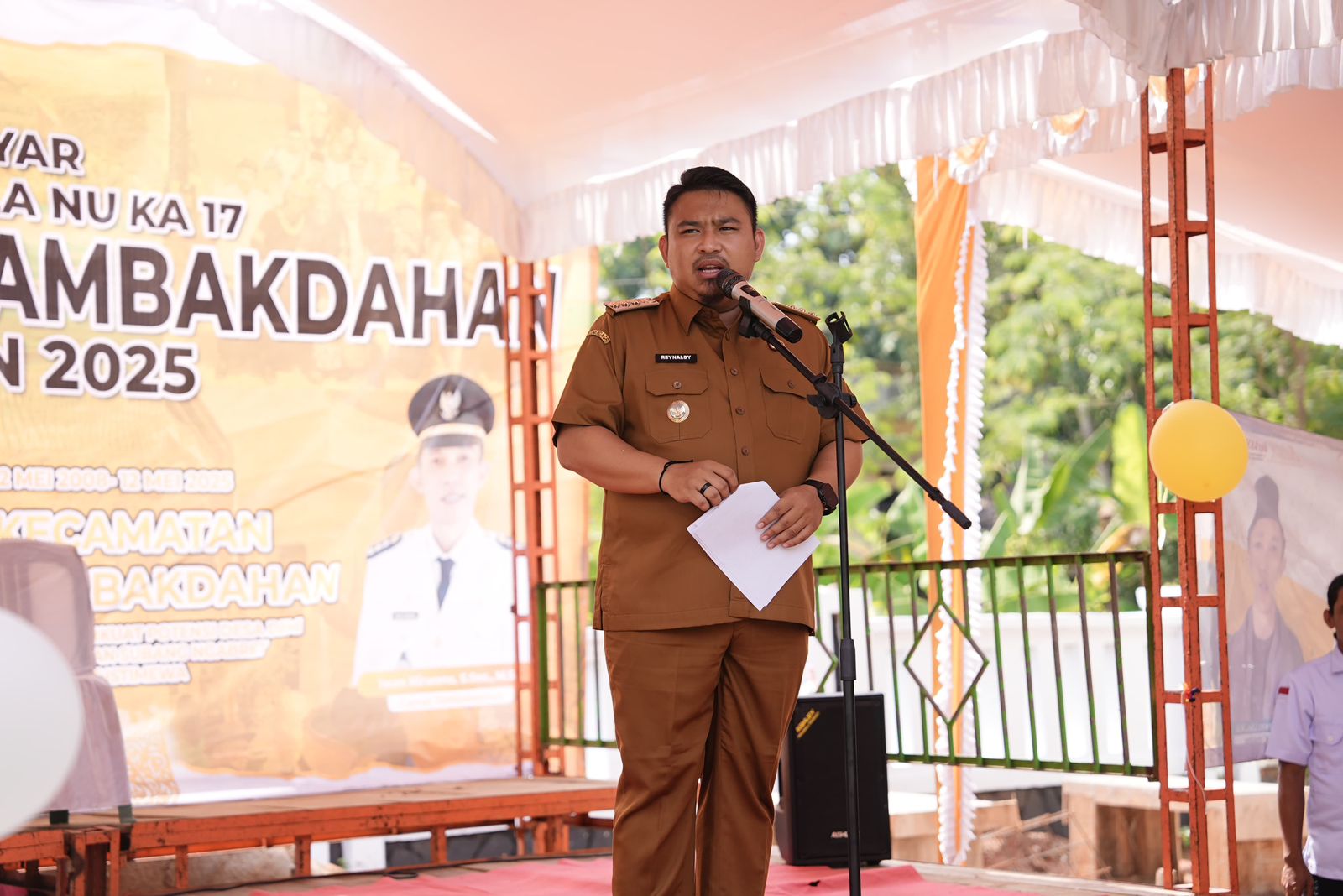 HADIRI MILANGKALA KE-17, KANG REY HARAP TAMBAKDAHAN JADI KECAMATAN DENGAN PELAYANAN TERBAIK DI SUBANG
