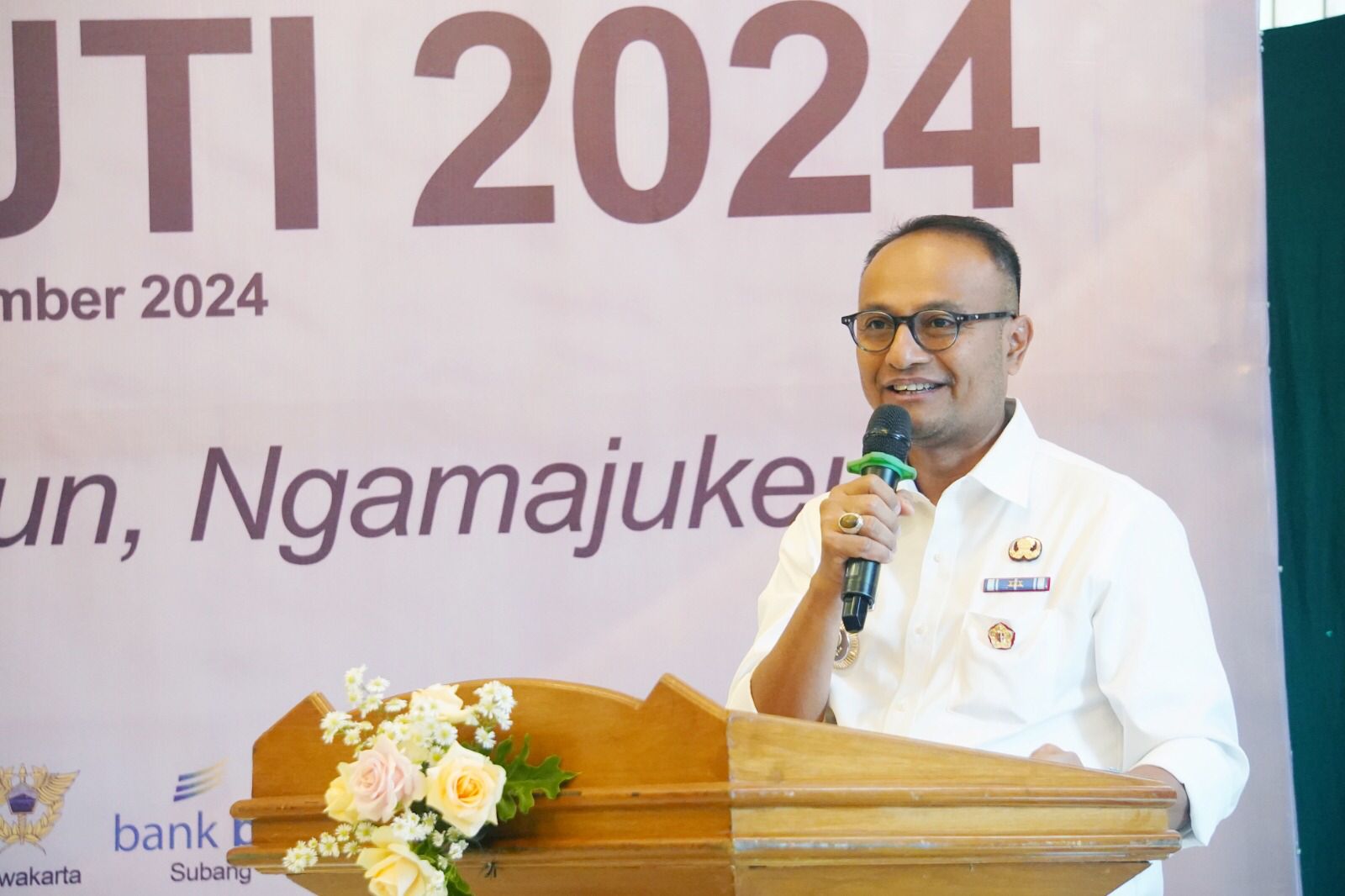 Hadiri Musda Korda IJTI, Pj. Bupati Dapatkan Penghargaan Inisiator Penurunan Inflasi