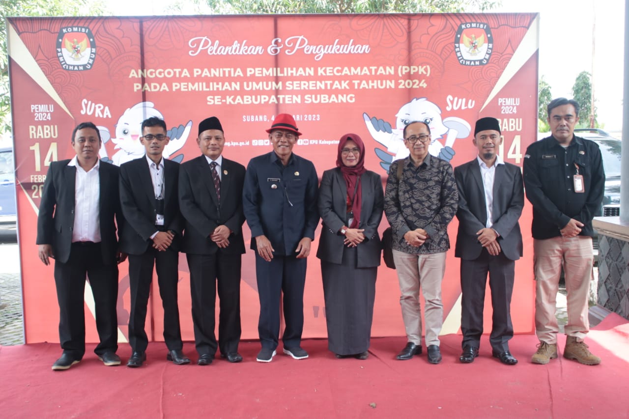 Hadiri Pelantikan PPK, Kang Jimat Harap PPK Netral dan Adil