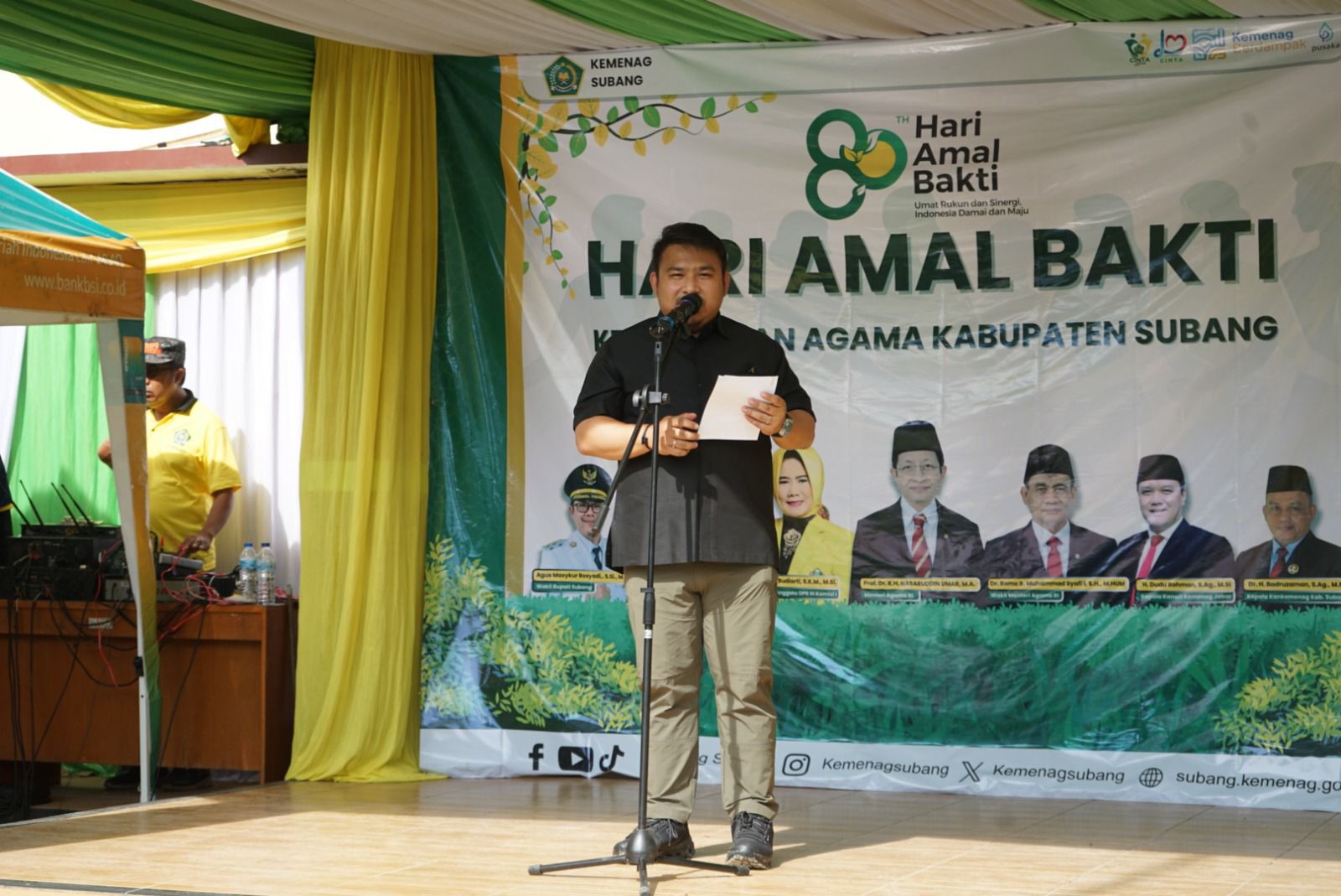 HADIRI PERINGATAN HARI AMAL BHAKTI KE-80 KEMENAG SUBANG, BUPATI SUBANG: KERUKUNAN BUKAN SEKADAR SLOGAN, HARUS HIDUP DALAM TINDAKAN NYATA