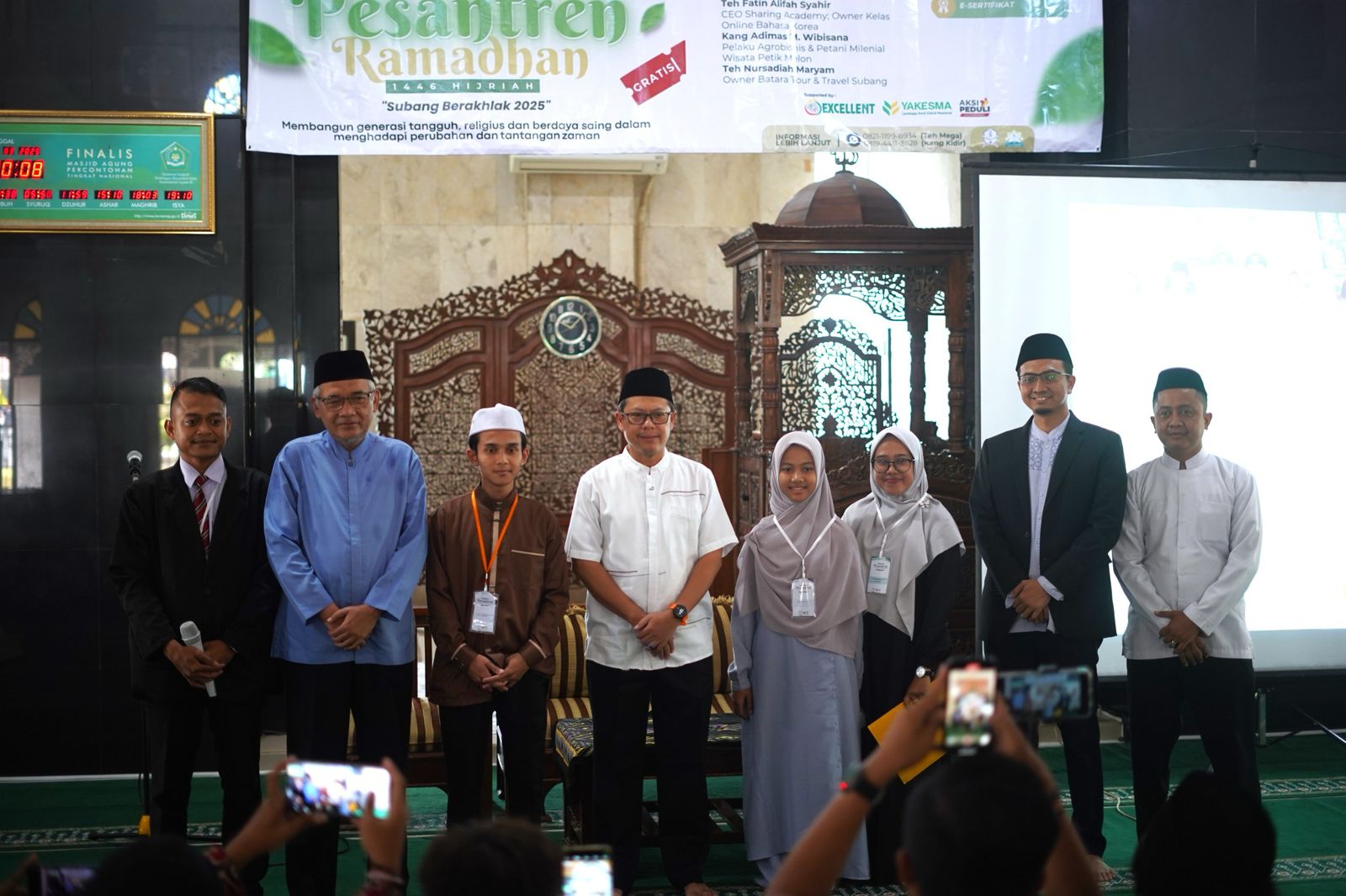 Hadiri Pesantren Ramadhan 1446H: Kang Akur Optimistis Penerus Subang Lebih Baik