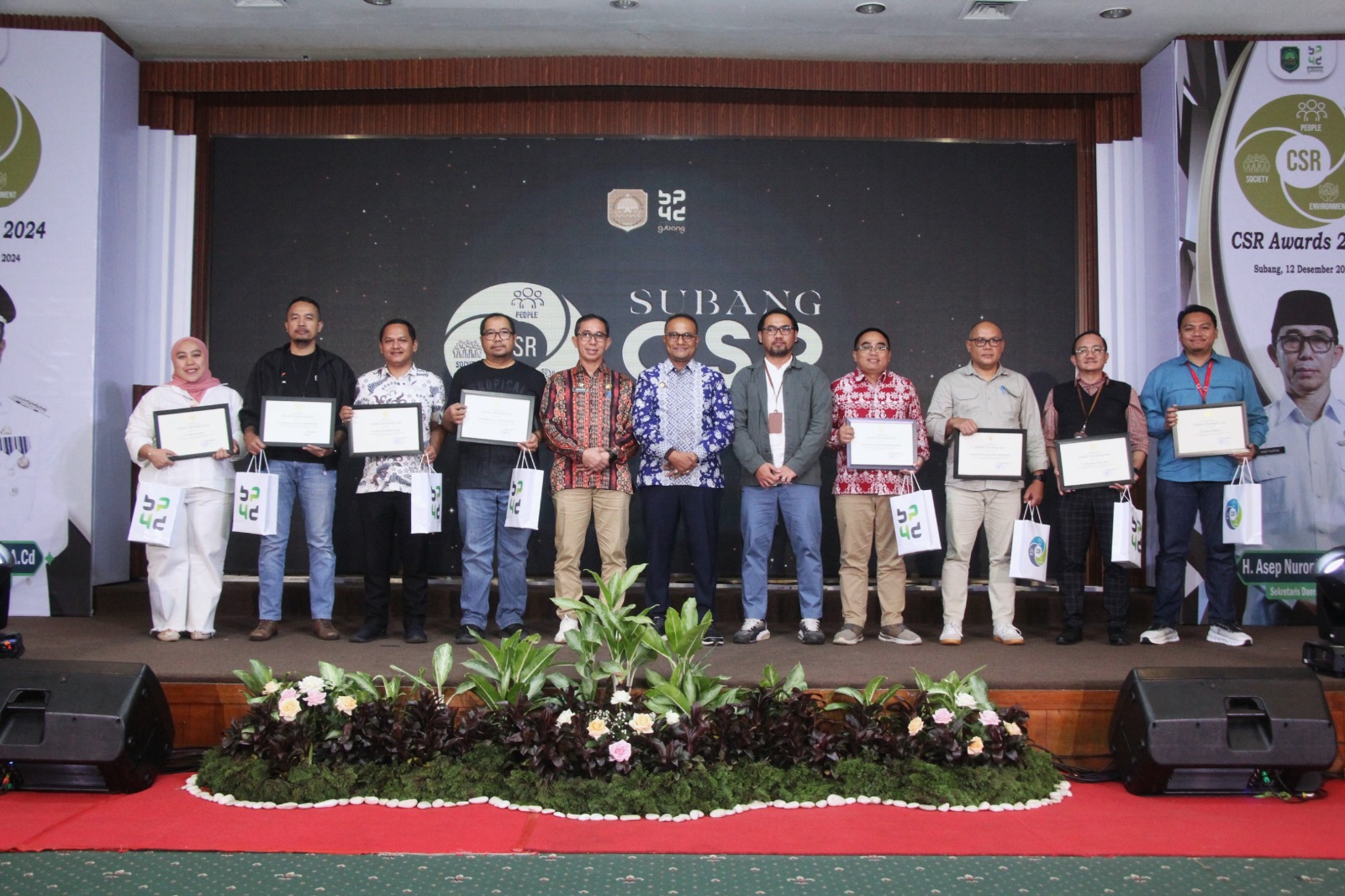 Hadiri Subang CSR Awards 2024, Pj Bupati Subang: Wujud Penghormatan bagi Perusahaan Perusahaan dalam Membangun Subang