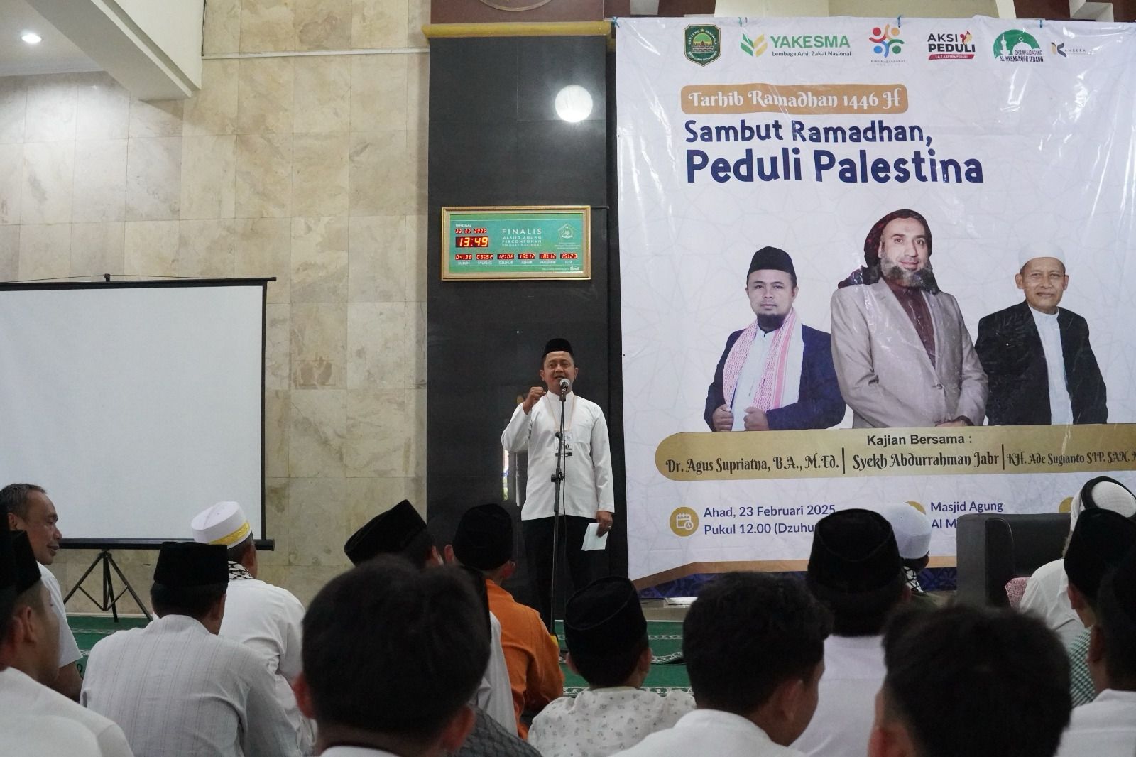 Hadiri Tarhib Ramadhan, Kang Akur: Gembira Sambut Ramadhan, Palestina Tetap di Jiwa