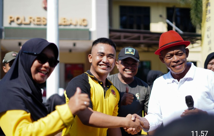 Halal Bihalal, Kang Jimat Apresiasi Kinerja TNI/Polri