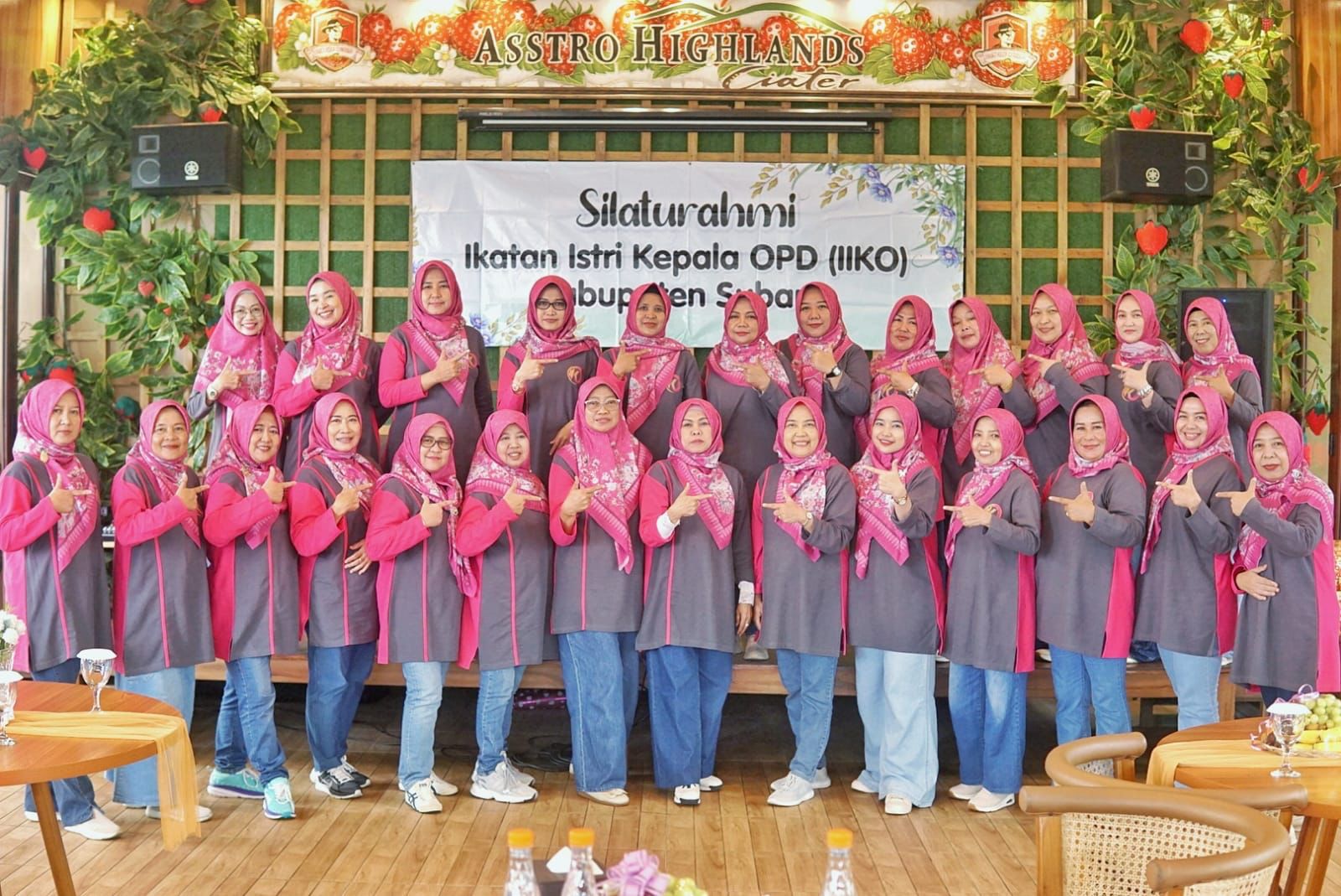 IKATAN ISTRI KEPALA OPD (IIKO) KABUPATEN SUBANG GELAR PERTEMUAN SILATURAHMI & PELEPASAN ALUMNI IIKO