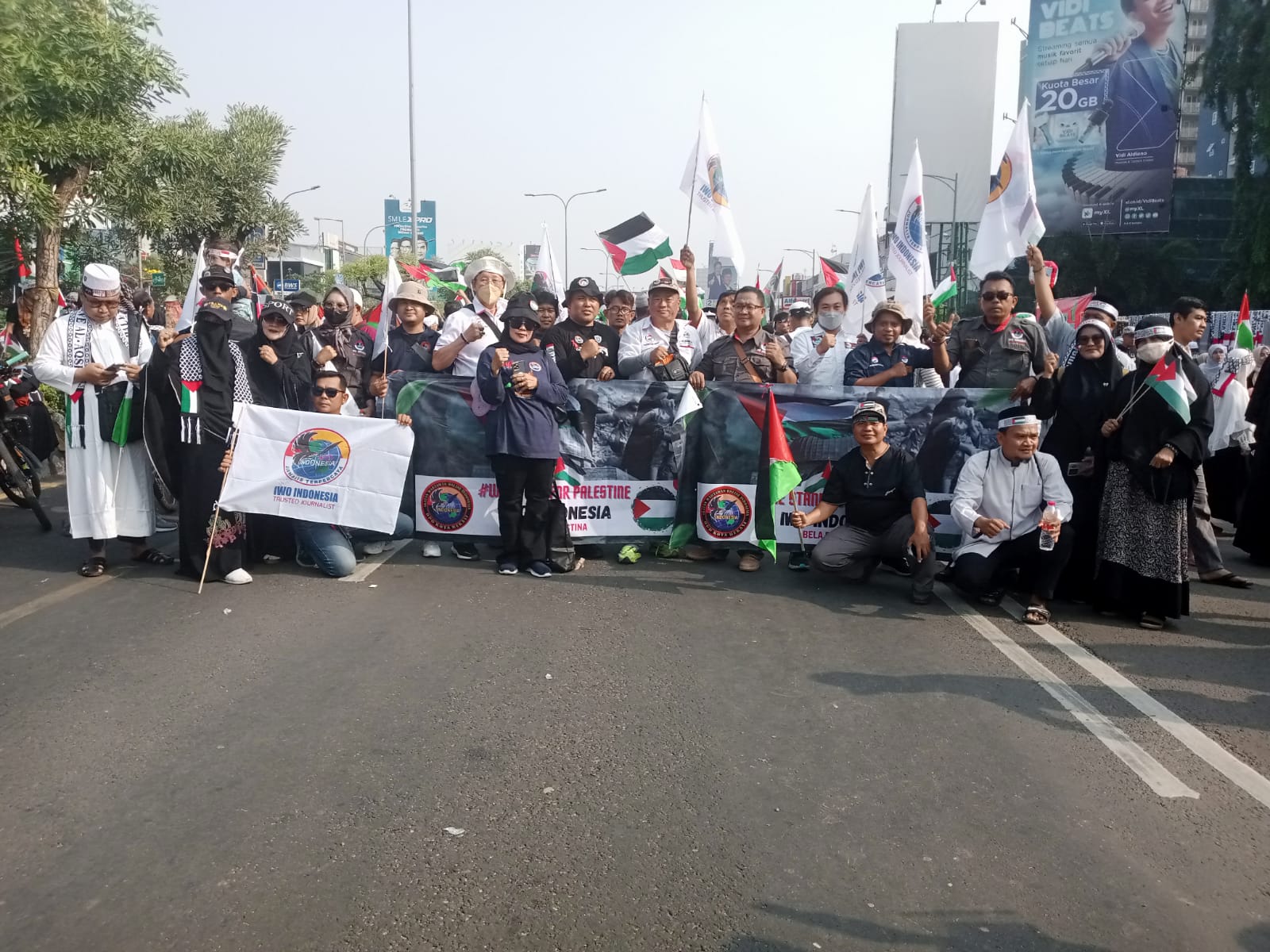 IWO Indonesia  Gelar Aksi Solidaritas Palestina