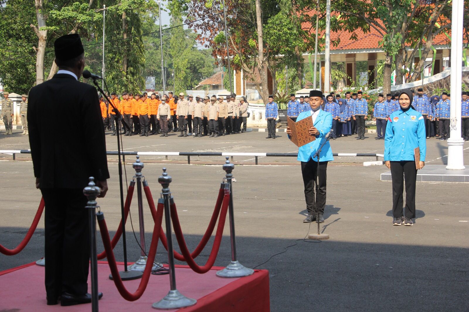 Jadi Pembina Upacara Hari Sumpah Pemuda, Kang Jimat Harapkan Pemuda/i Kuasai Teknologi