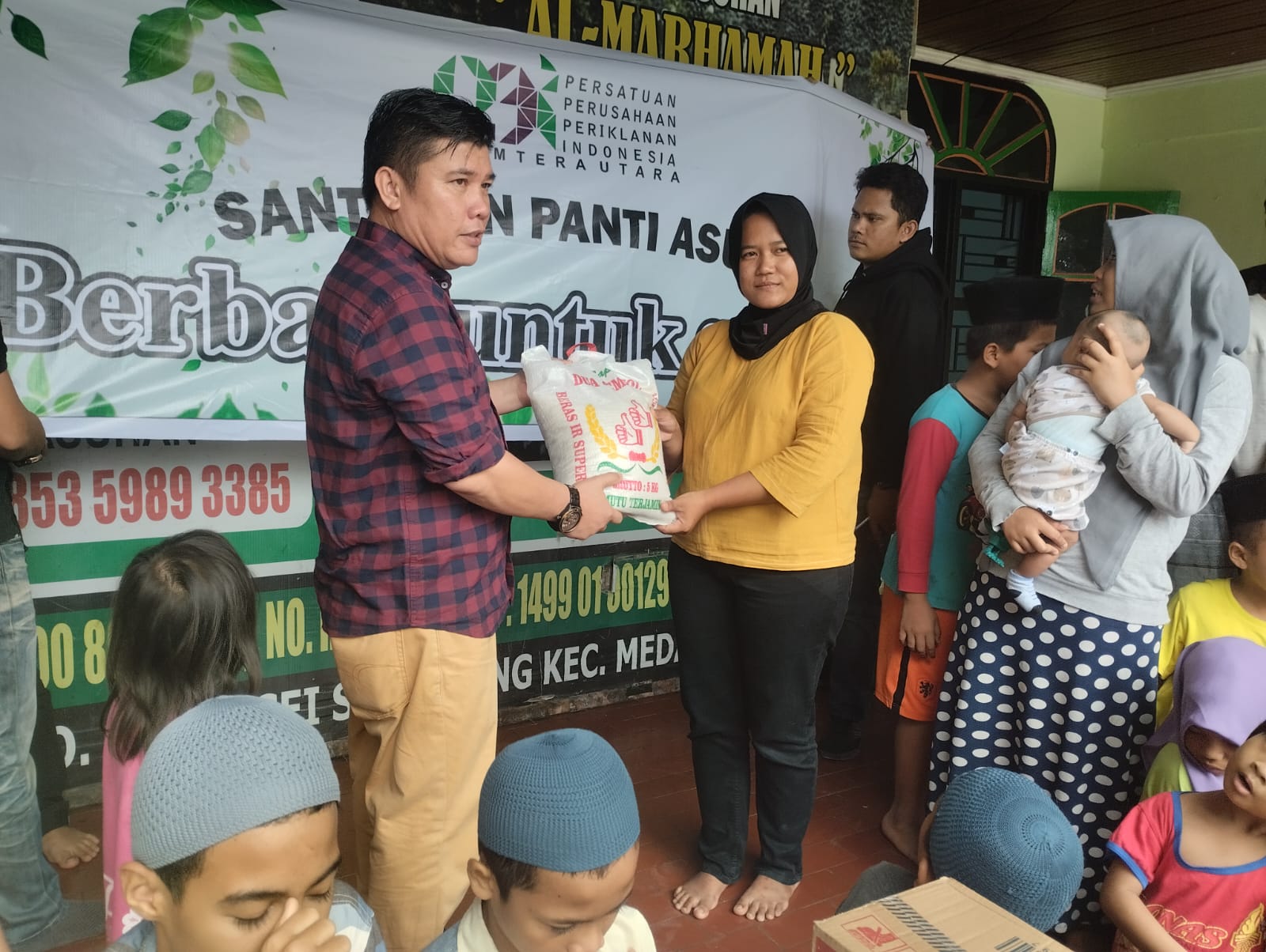 Jaga Kamtibmas Pascapilkada - Nataru PPPI Sumut Berbagi Di 3 Panti Asuhan