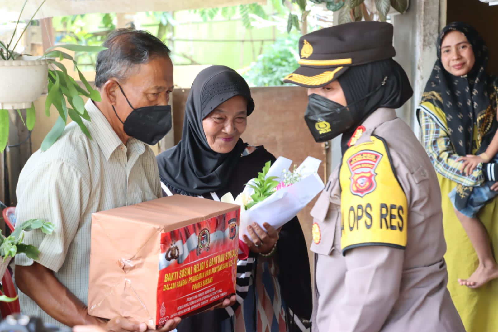 Jajaran Polres Subang gelar bakti Sosial Religi dalam rangka menyambut Hari Bhayangkara ke 76