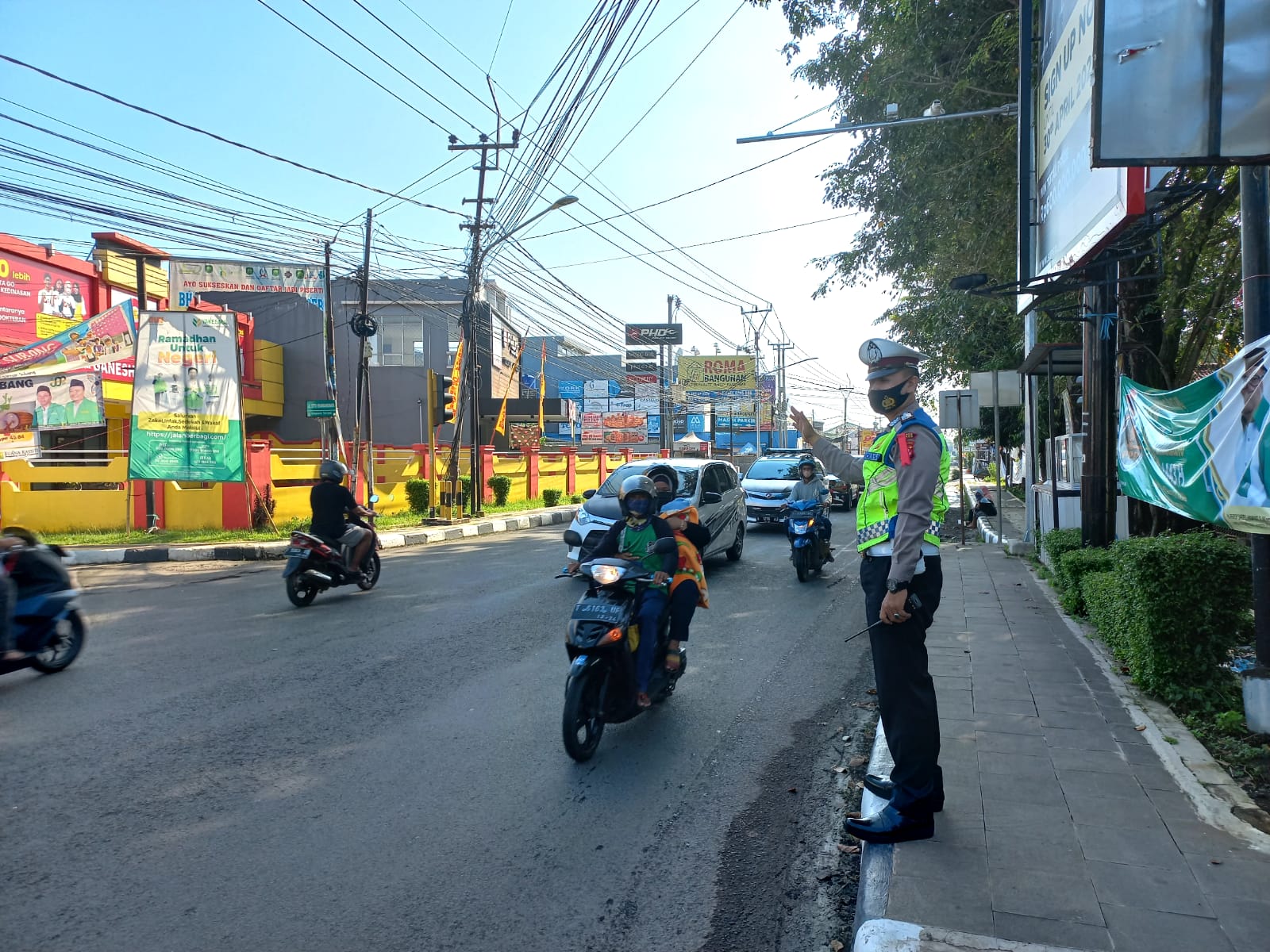 Jajaran Polres Subang Pantau Arus Lalin Di Wilayah Hukum Subang