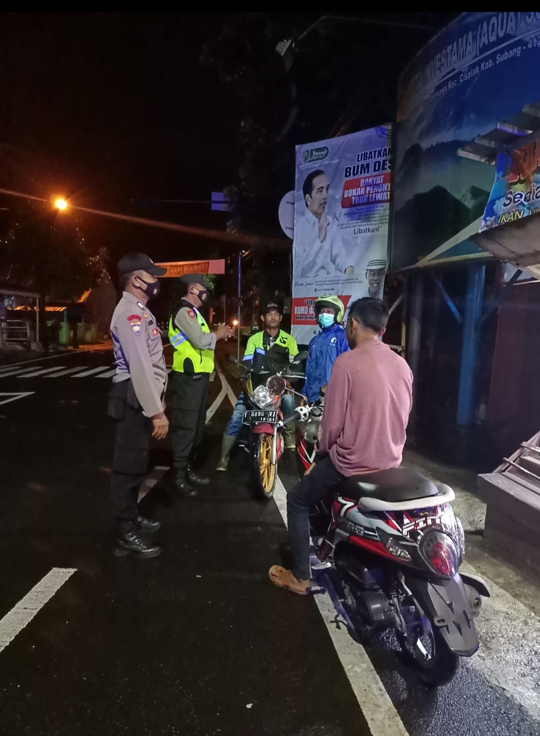 Jajaran Polsek Cisalak Galakan Patroli Malam.