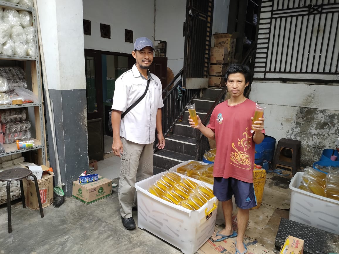 Jelang Idul Fitri, Polisi di Polsek Tanjungsiang Cek Ketersediaan Minyak Goreng
