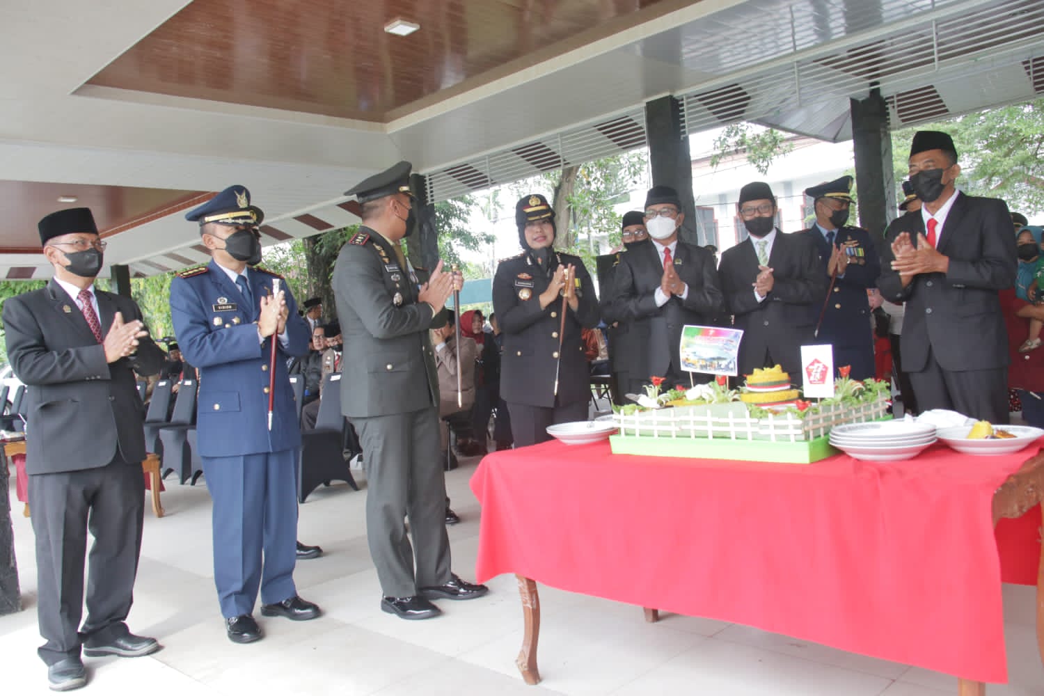 JIMAT-AKUR IKUTI UPACARA HUT KE-77 TENTARA NASIONAL INDONESIA