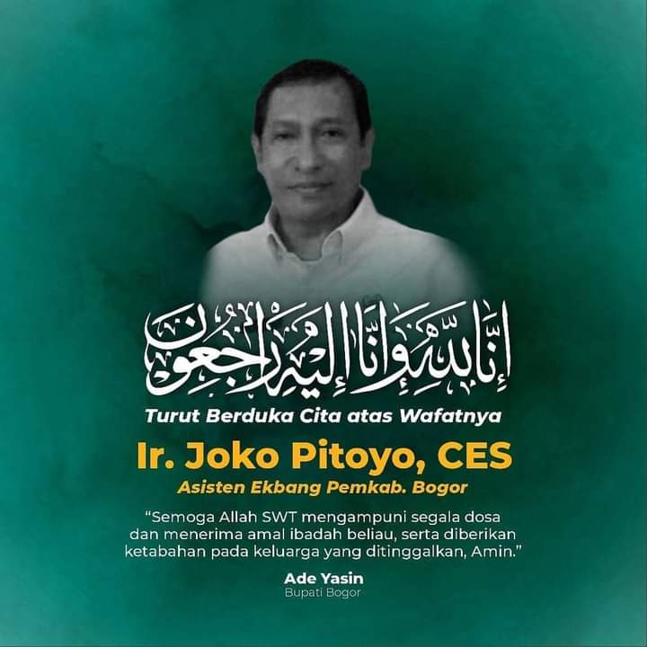 Joko Pitoyo Asisten Ekbang Pemkab Bogor Tutup Usia