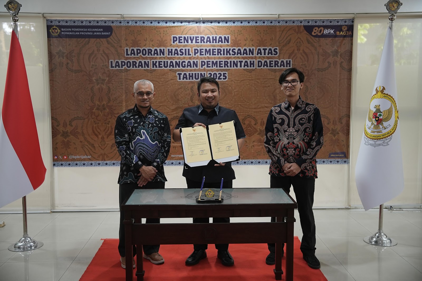 KABUPATEN SUBANG RAIH WTP KEDELAPAN BERTURUT-TURUT, KANG REY TEGASKAN WTP HARUS JADI ACUAN PERBAIKAN