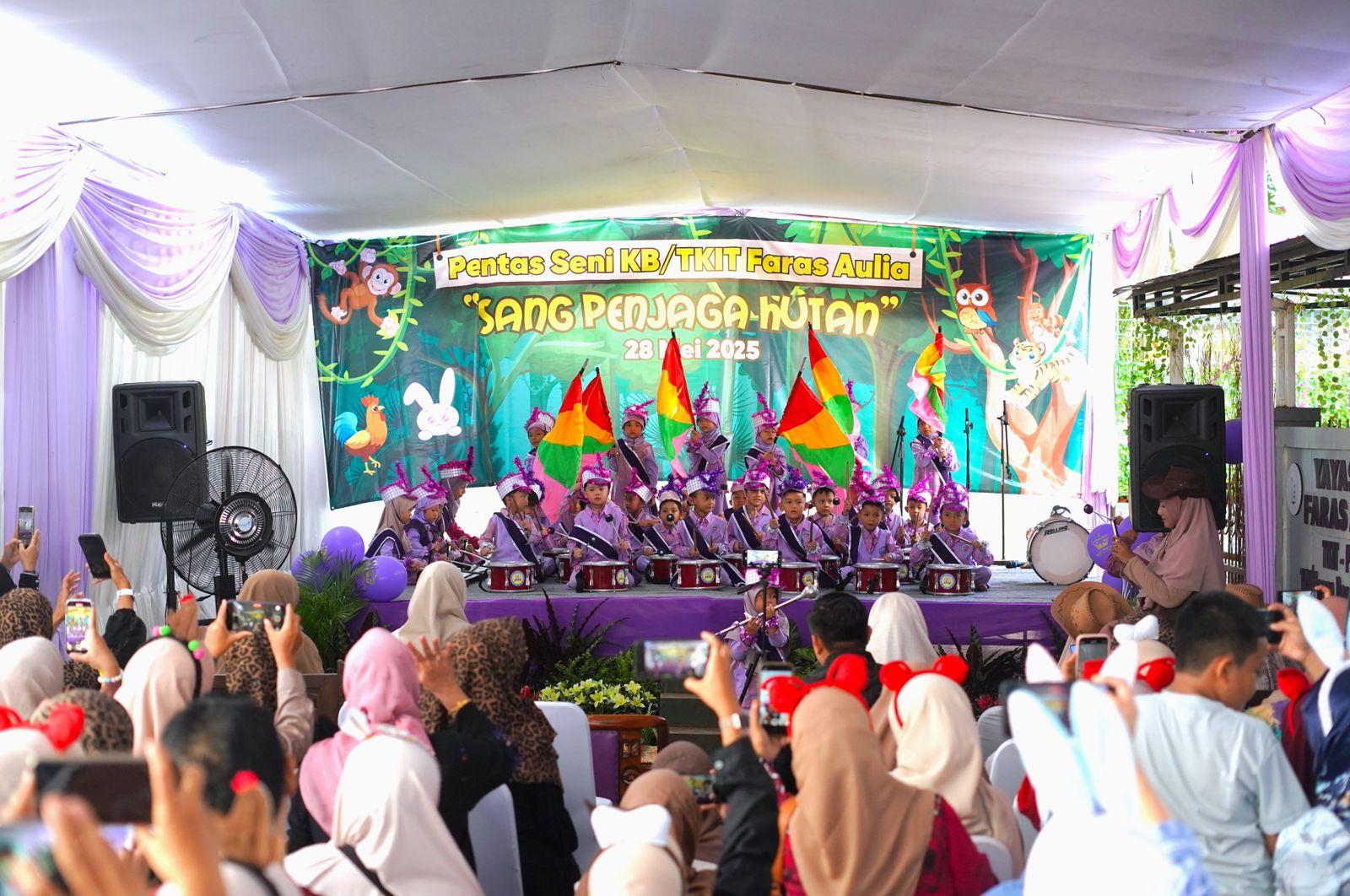 KANG AKUR APRESIASI KEGIATAN “WELCOME TO THE JUNGLE” TK FARAS AULIA: AJANG EKSPRESI DAN PERTUMBUHAN ANAK USIA DINI