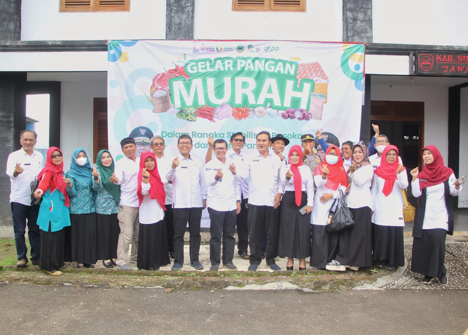 Kang Akur hadiri Gelaran Pangan Murah di Desa Sukasari Kec. Dawuan-Subang
