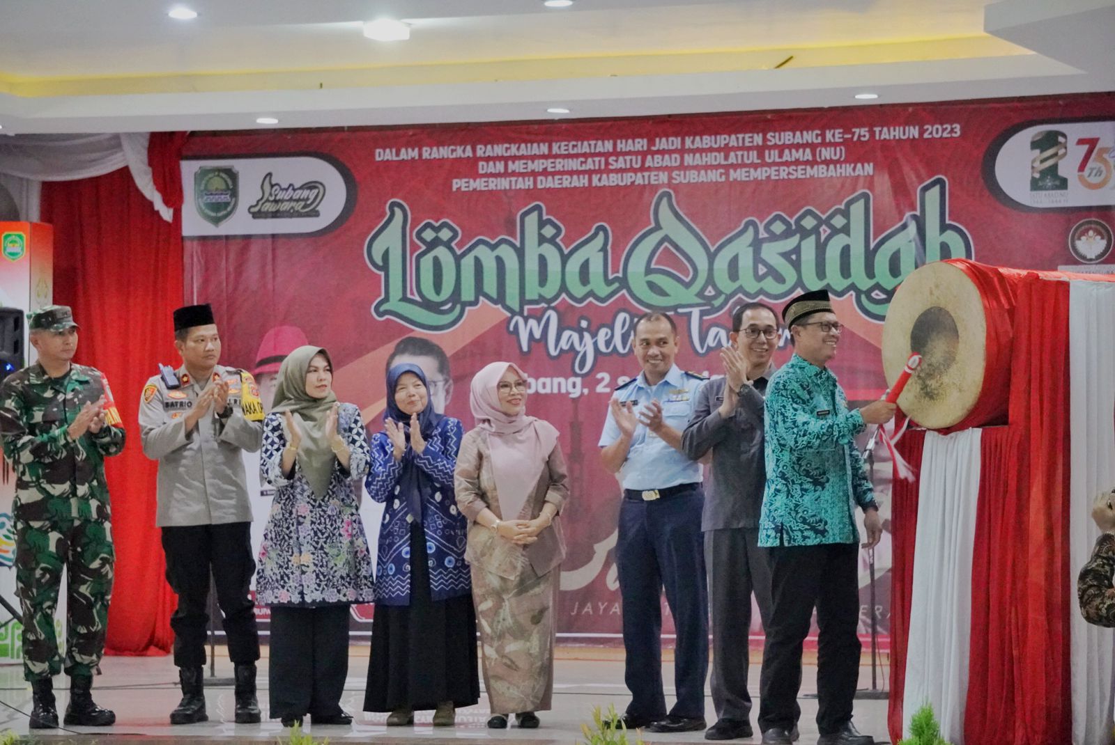 Kang Akur Hadiri Lomba Qosidah Majlis Ta, lim Se - Kab. Subang