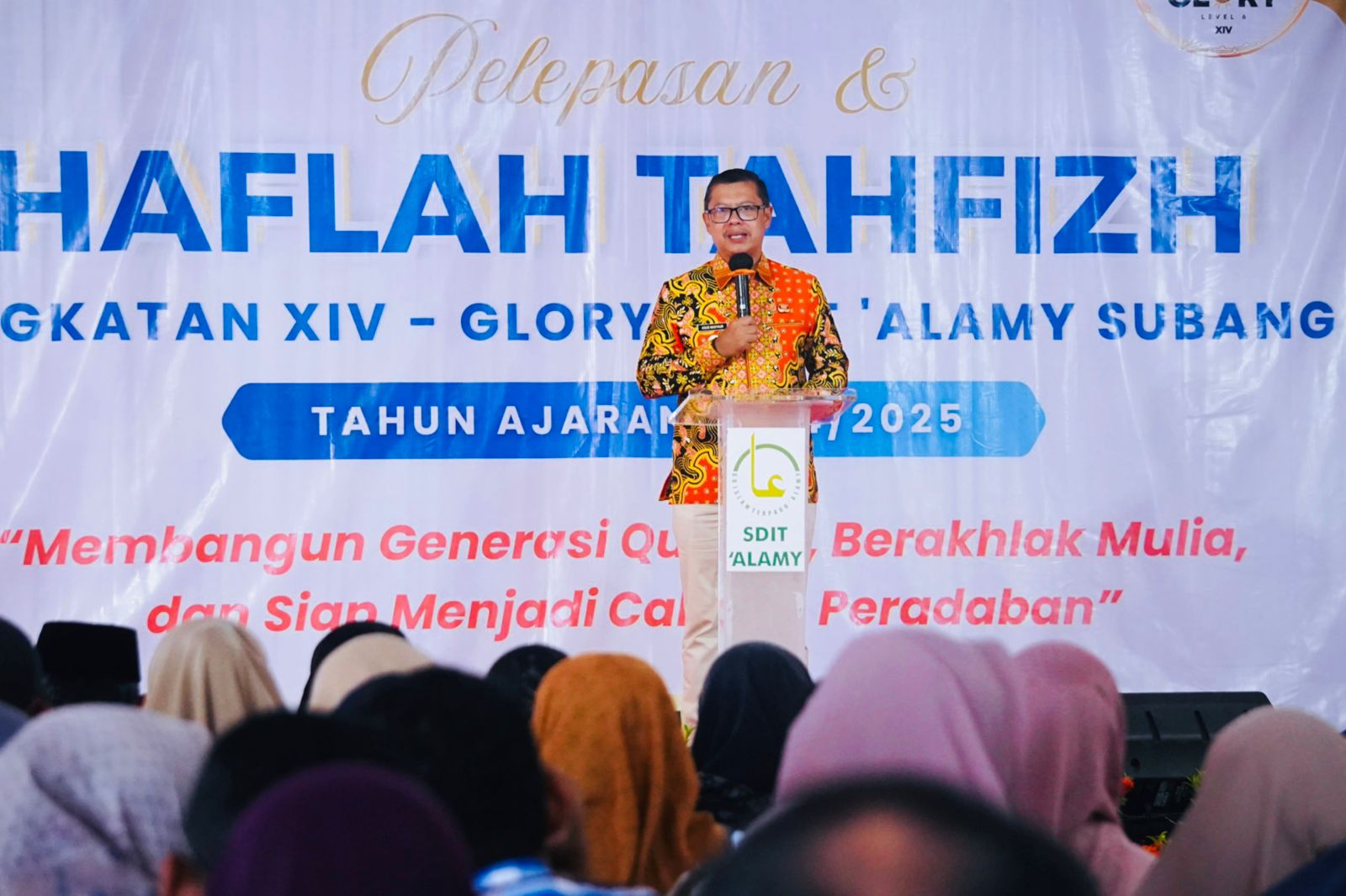 KANG AKUR HADIRI PELEPASAN DAN HAFLAH TAHFIZH SDIT ‘ALAMY, DORONG LAHIRNYA GENERASI QUR’ANI BERPRESTASI
