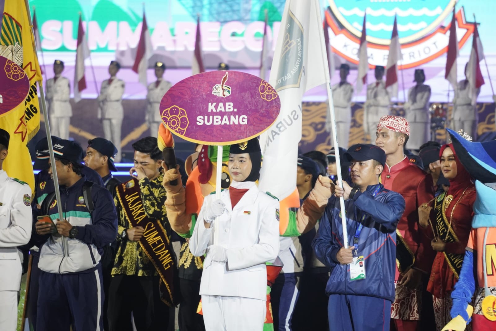 KANG AKUR HADIRI PEMBUKAAN PORPROV JABAR KE-XIV TAHUN 2022