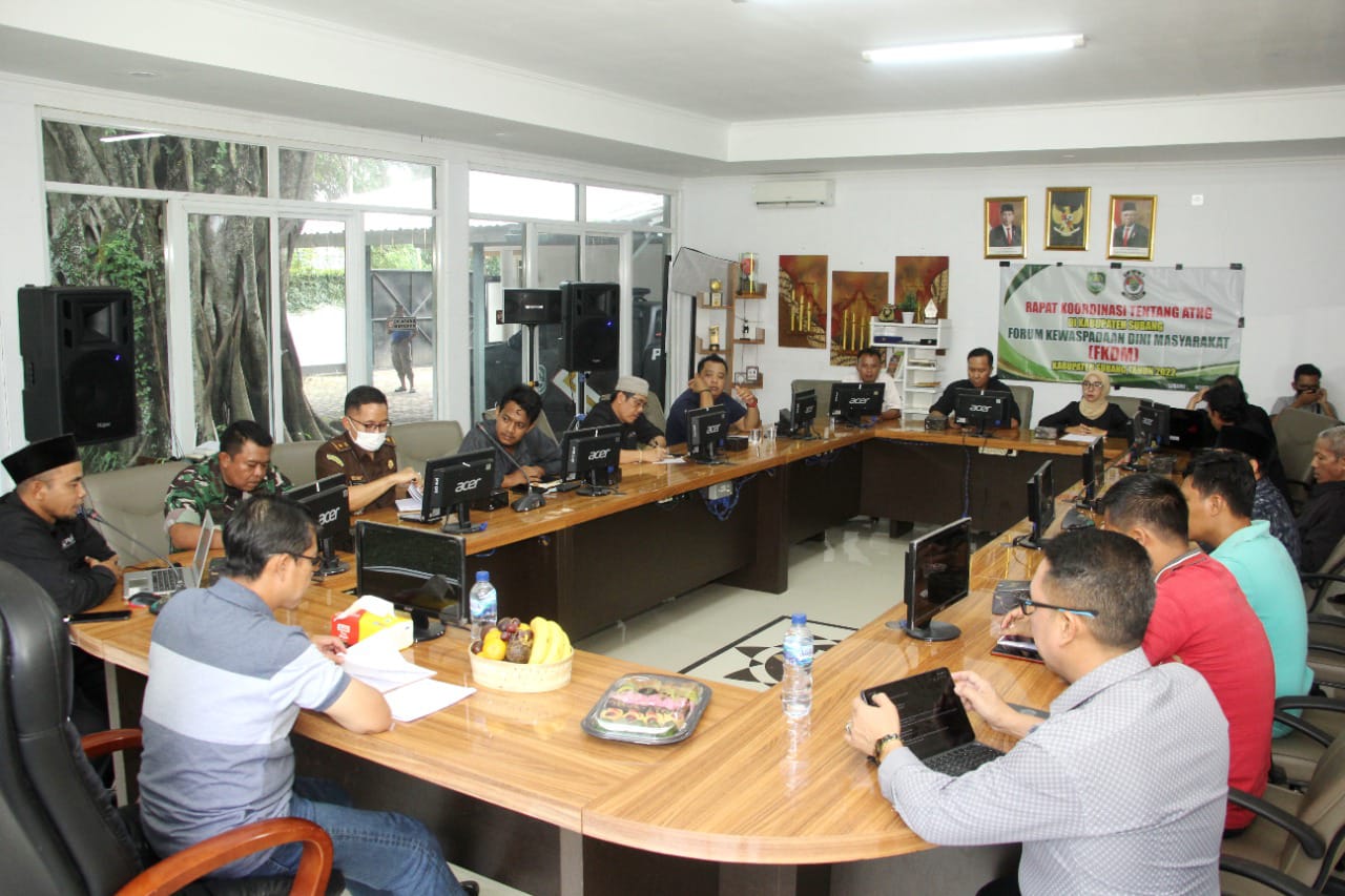 Kang Akur Hadiri Pembukaan Rakor ATHG Forum Kewaspadaan Dini Masyarakat Subang