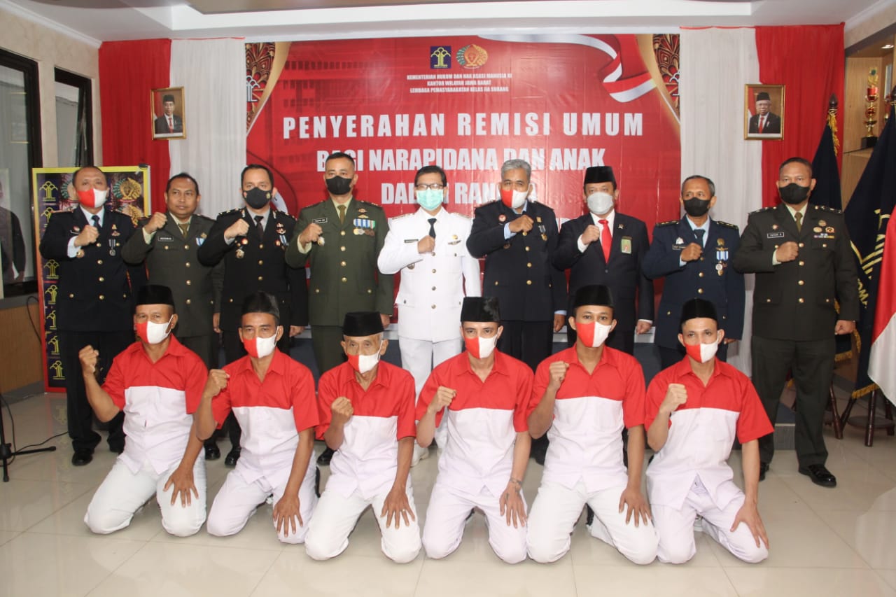 Kang Akur Hadiri Penyerahan Remisi Umum 17 Agustus Tahun 2022