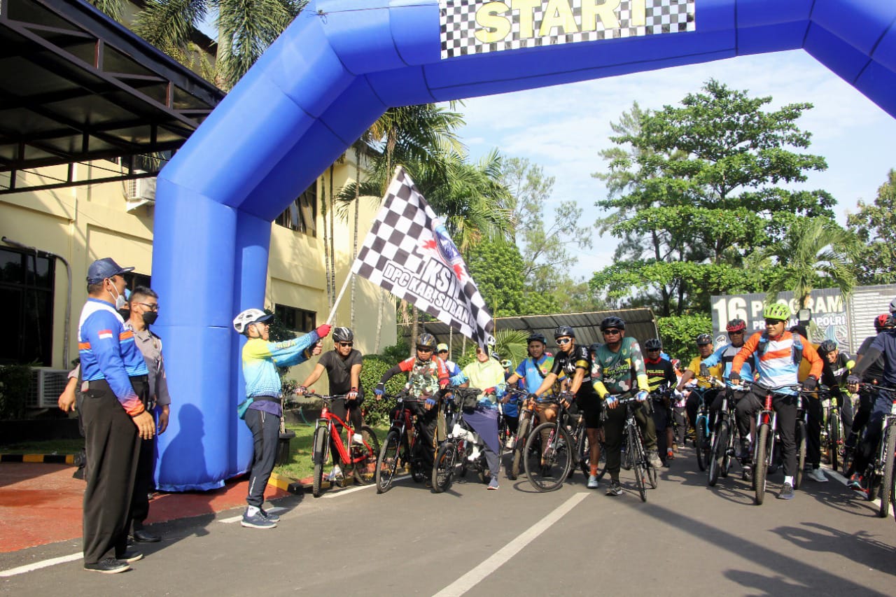 Kang Akur ikuti Fun Bike KSI dalam Gelaran Pameran Kreasi, UMKM, dan Produk Agro Subang