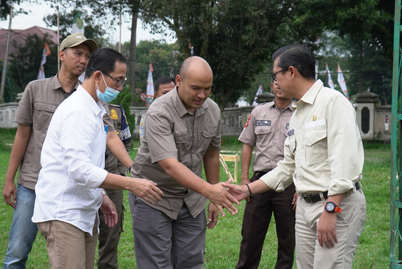 Kang Akur lakukan Peletakan Batu Pertama Revitalisasi Alun-Alun Kabupaten Subang
