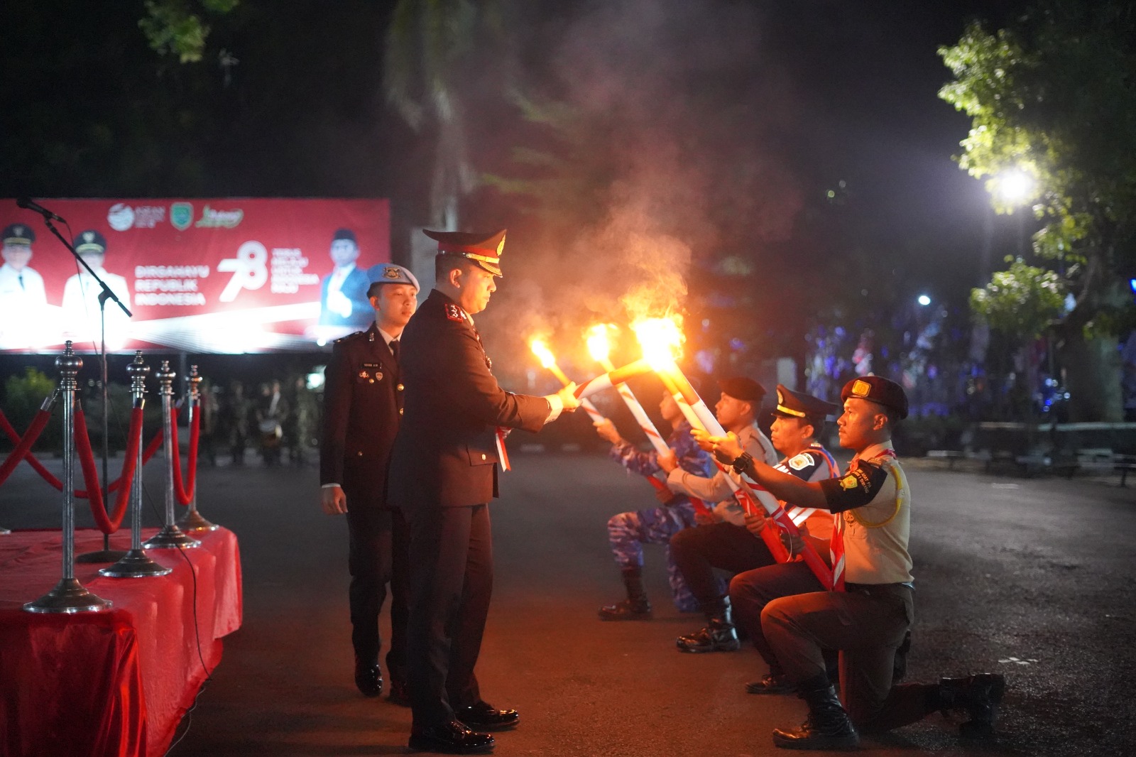 KANG AKUR LEPAS PAWAI OBOR HUT KE-78 REPUBLIK INDONESIA Tahun 2023