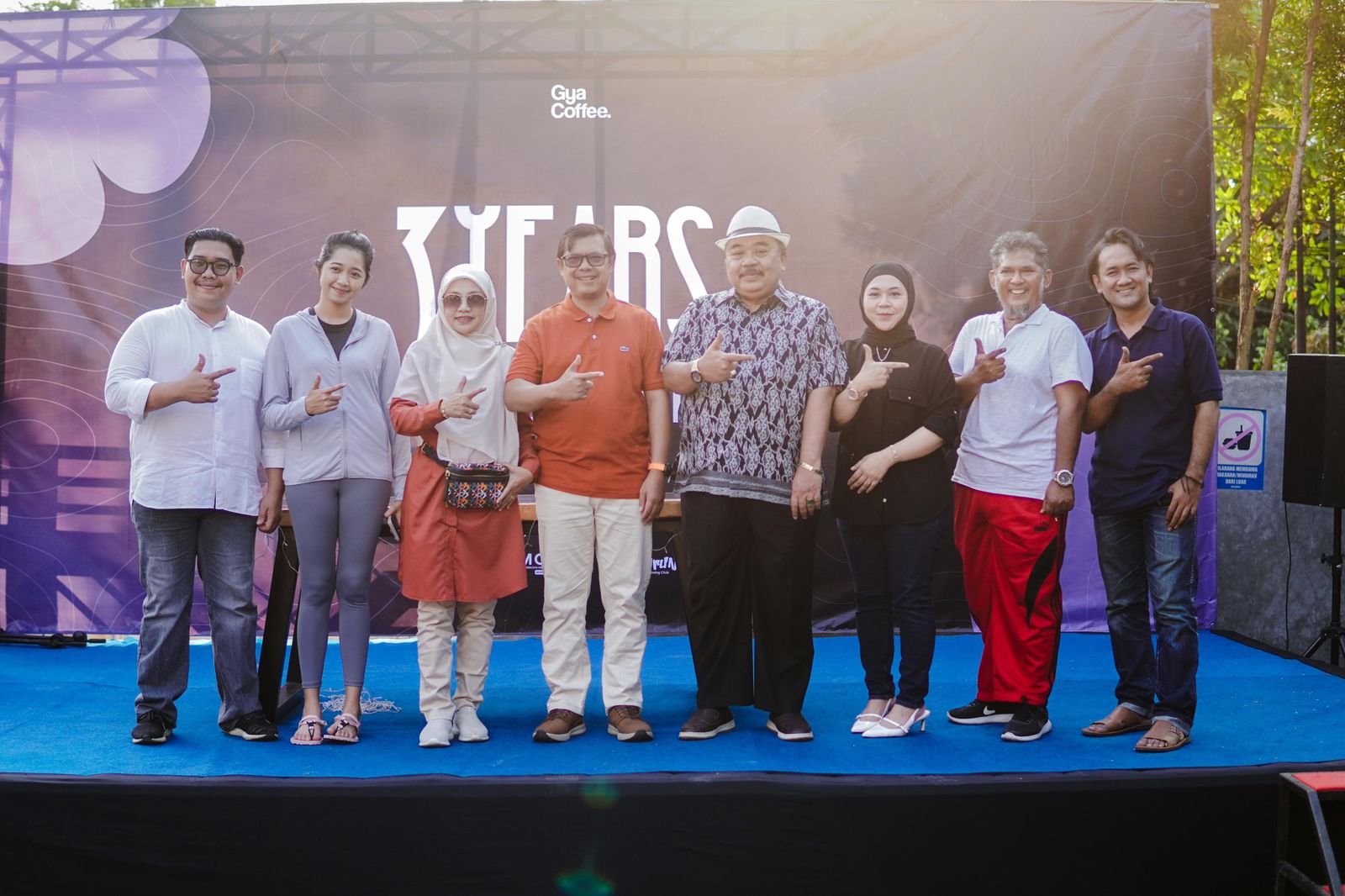 KANG AKUR LEPAS PESERTA FUN RUN 5K DI ULANG TAHUN KE-3 GYA COFFEE, AJAK UMKM TERUS TUMBUH DAN MENGINSPIRASI