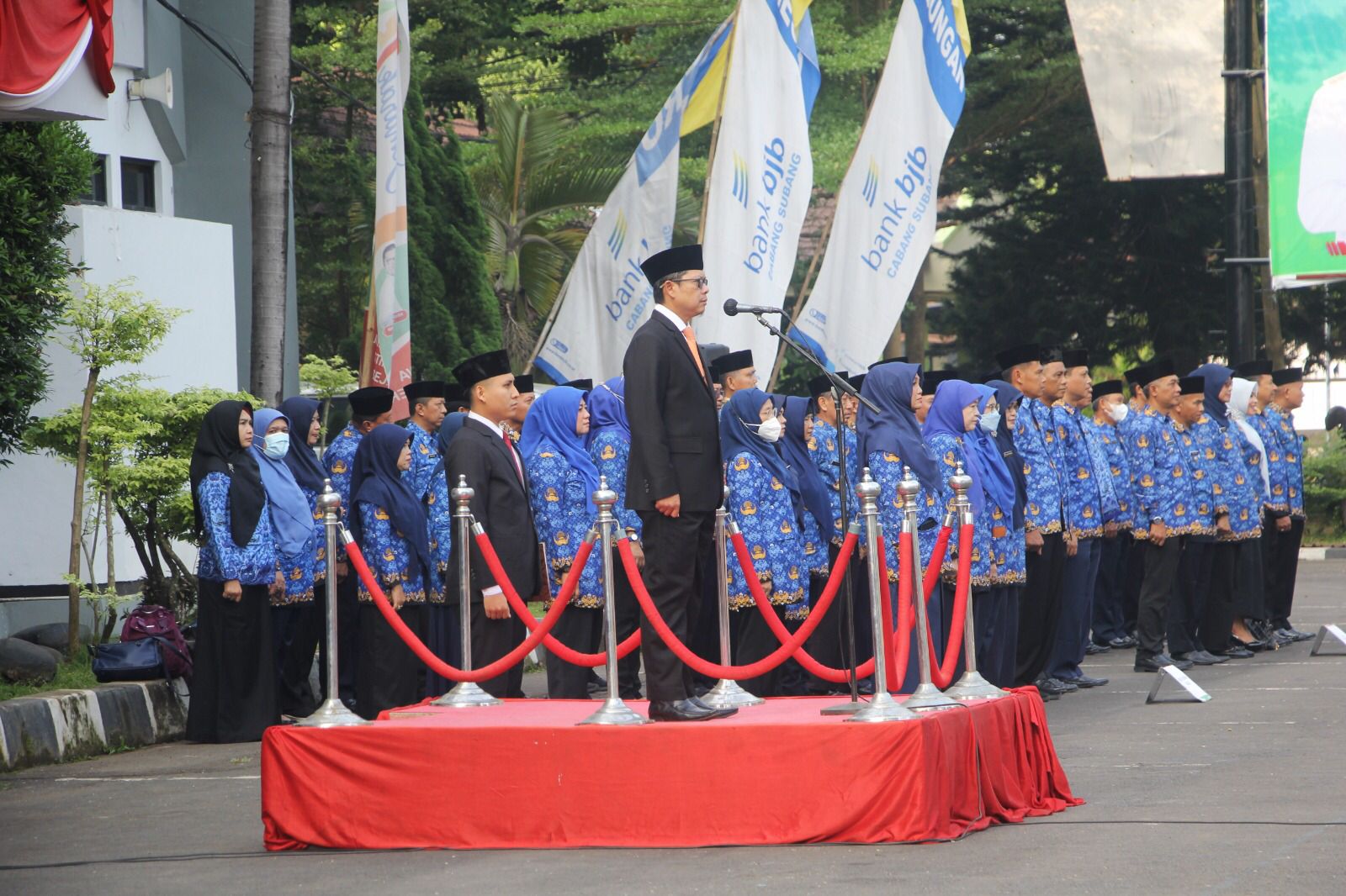 KANG AKUR PIMPIN UPACARA HARKITNAS DAN HARI ARSIP NASIONAL; "PERTAHANKAN SEMANGAT PERJUANGAN KEBANGKITAN NASIONAL DENGAN KERJA KERAS, KERJA CERDAS DAN KERJA BERSAMA