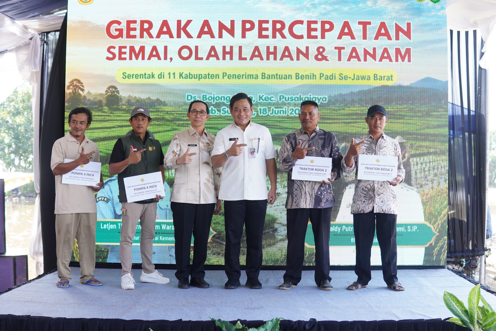 KANG ASEP NURONI YAKIN, DENGAN DUKUNGAN KEMENTAN DAN PENUNJUKAN KABUPATEN SUBANG SEBAGAI PILOT PROJECT, SUBANG AKAN TETAP MENJADI PENYANGGA PANGAN NASIONAL