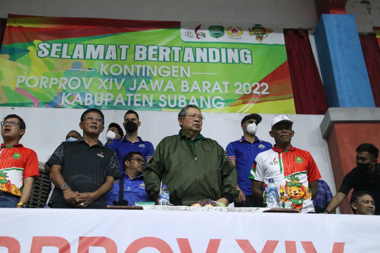 Kang Jimat-Akur dampingi Presiden RI ke 6 Saksikan Final Cabor Volley Putra