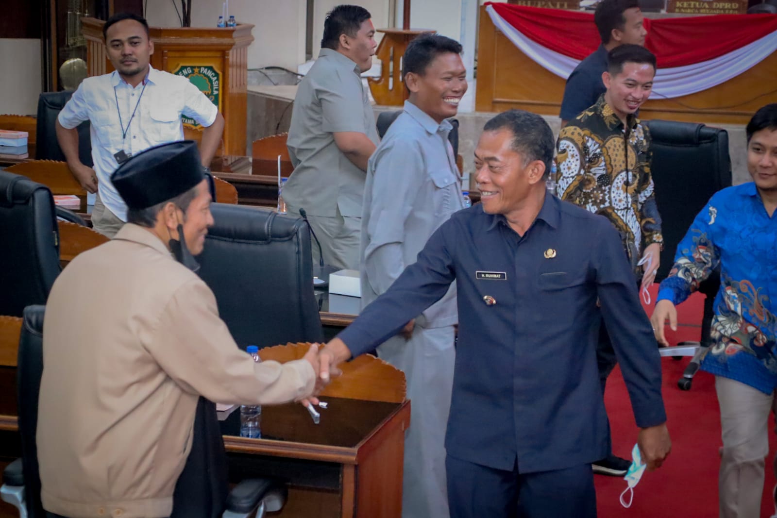 Kang Jimat dan Sekda Subang Jawab Pandangan Umum Fraksi DPRD Terkait RAPBD