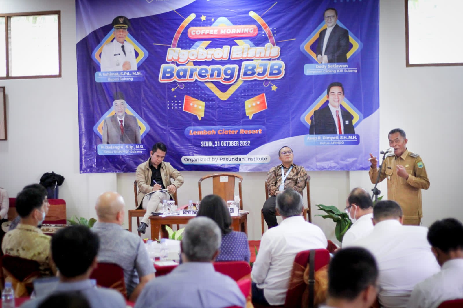 Kang Jimat Hadiri Forum Investasi