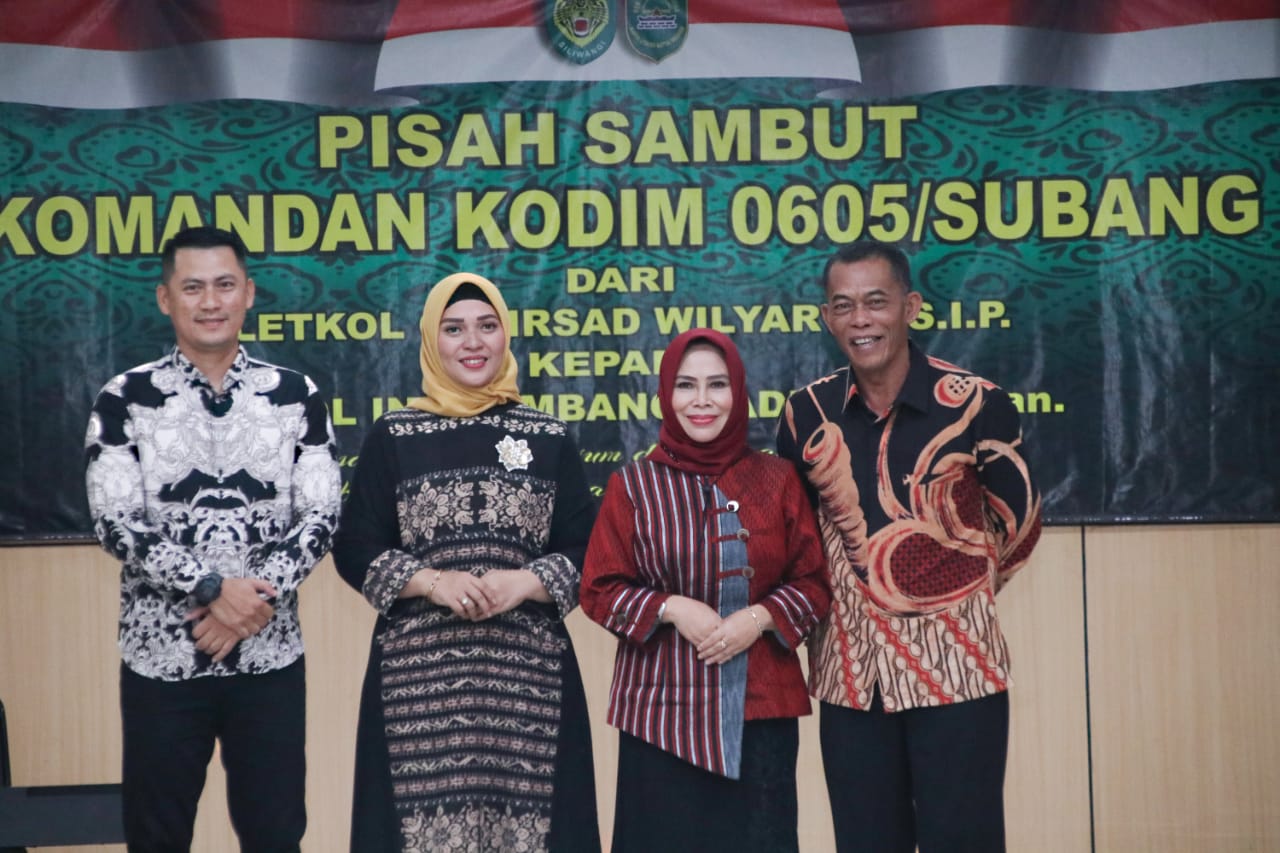 Kang Jimat Hadiri Lepas Sambut DANDIM 0605/Subang