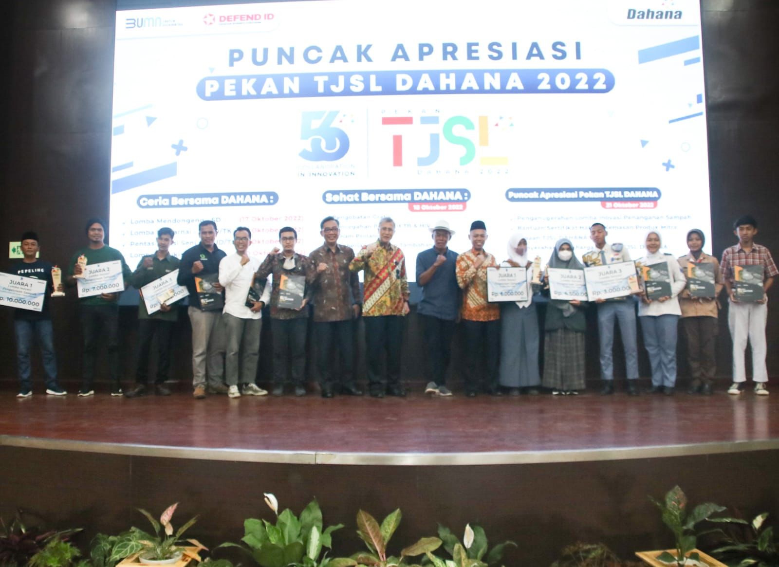 Kang Jimat Hadiri Puncak TJSL PT. DAHANA