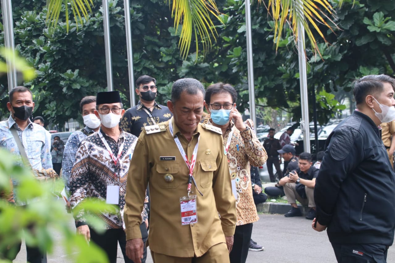 Kang Jimat Ikuti Rakornas Bersama Presiden RI dan seluruh kepala daerah Indonesia