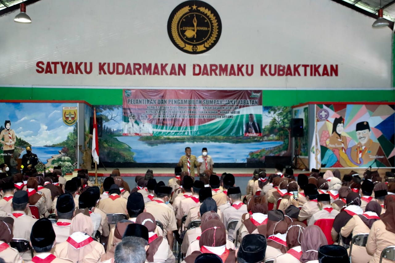 Kang Jimat Lantik Kepala Satuan Pendidikan Formal