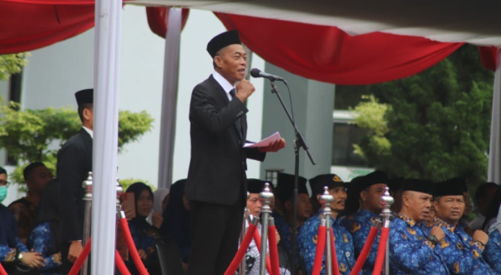 Kang Jimat menjadi Pembina Upacara Peringatan Hardiknas & Haotda