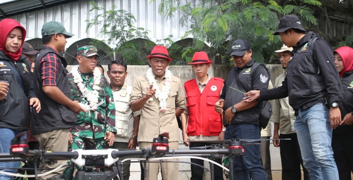 Kang Jimat Resmikan Jalan Desa Cidadap Kecamatan Pagaden Barat