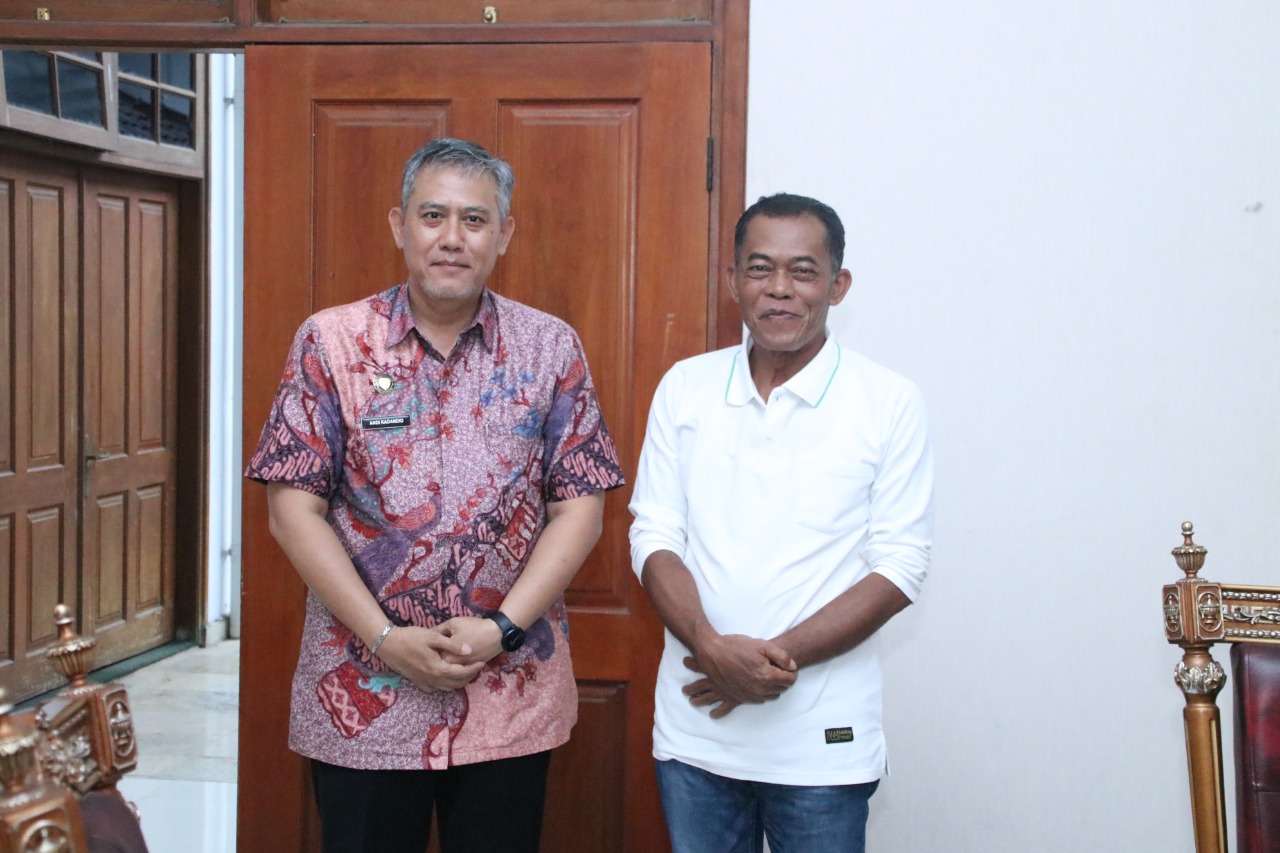KANG JIMAT TERIMA KEPALA BPN SUBANG YANG BARU
